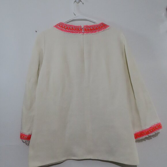 J.Crew Collection Linen Tunic Top Size 2 - Picture 6 of 9